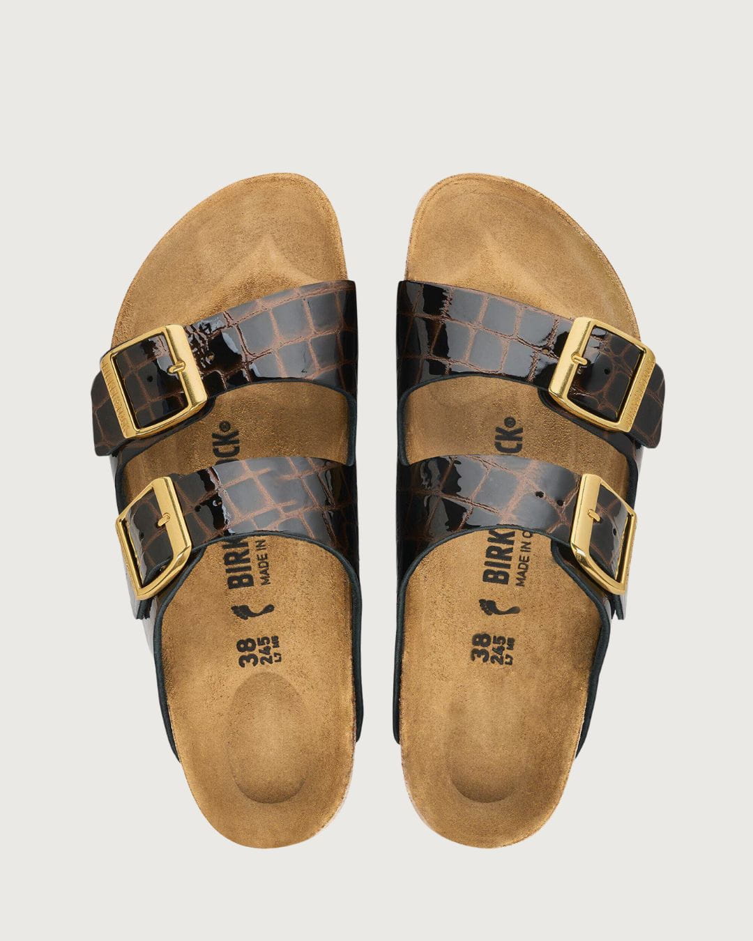 Birkenstock Arizona Emboss Leather Black