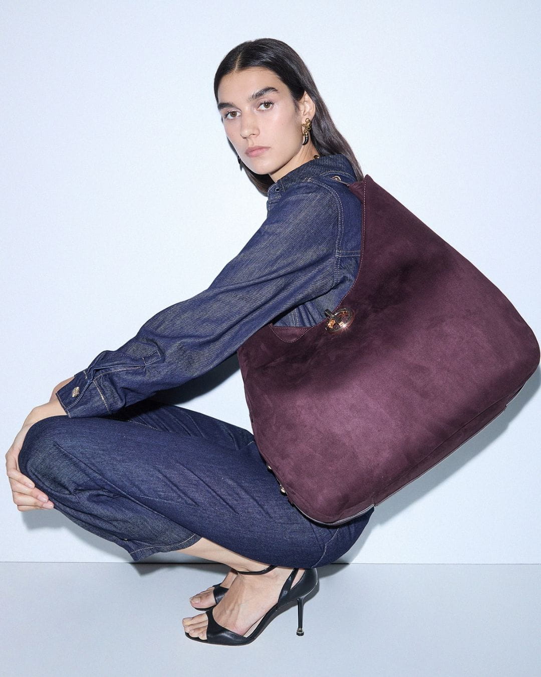 Bolso Liu Jo burdeos para mujer