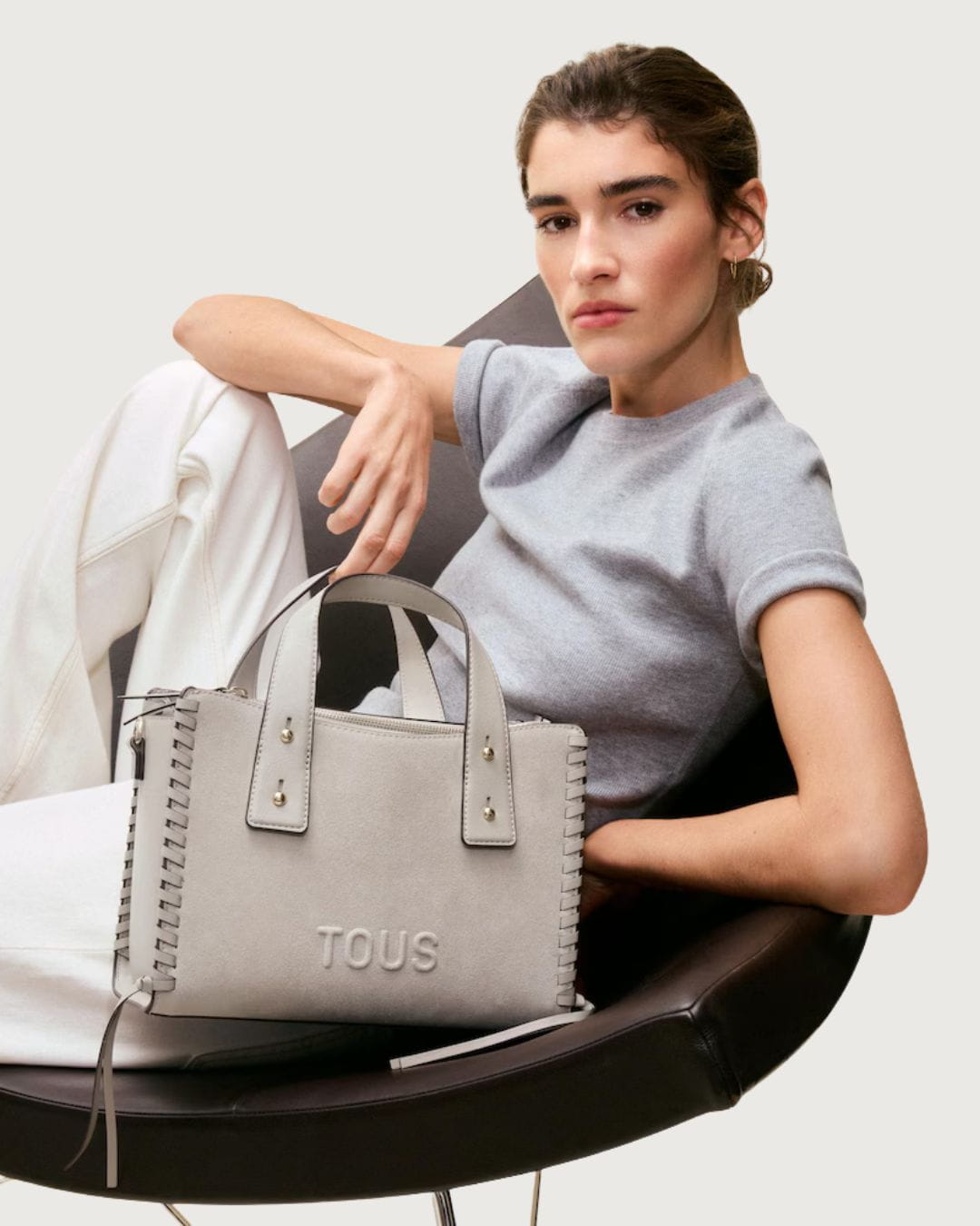 Bolso Tous Back to Basics gris para mujer