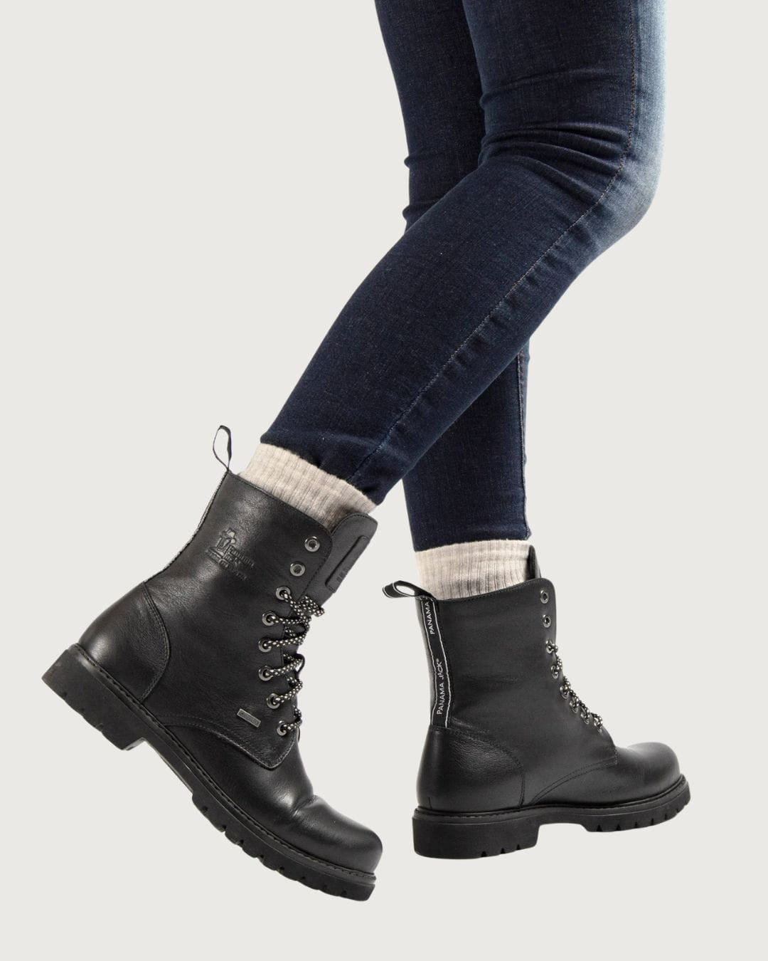 Botín Panama Jack Frisia GTX negra para mujer
