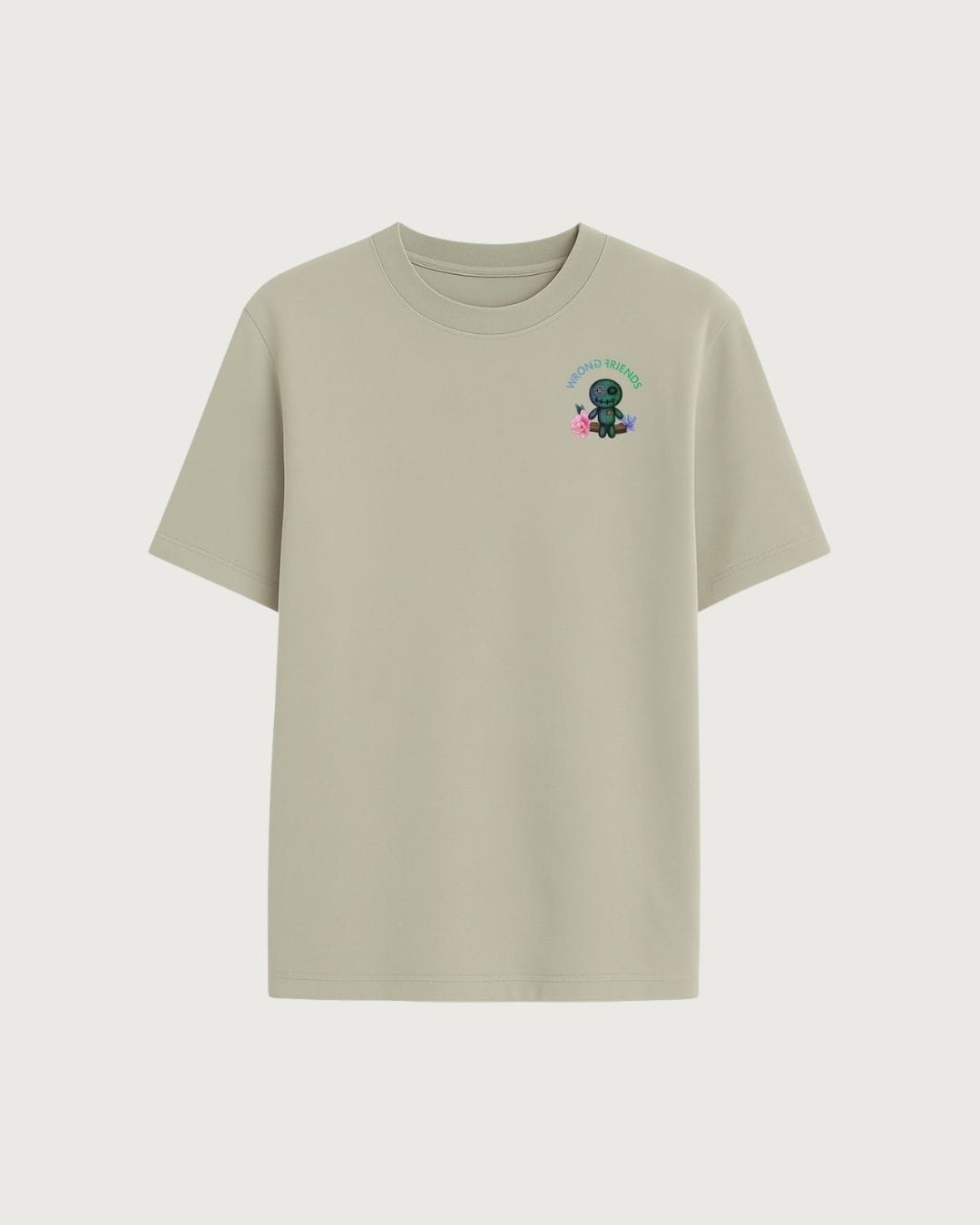 Camiseta Denver Wrong Friends beige para hombre