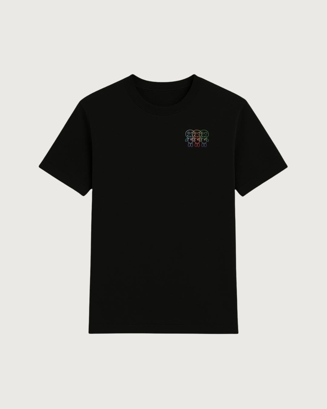 Camiseta Fort Collins Wrong Friends negra para hombre