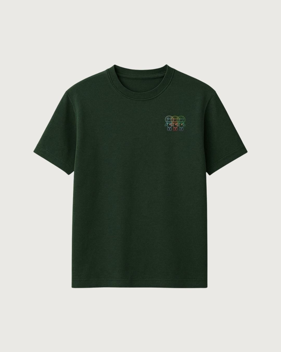 Camiseta Fort Collins Wrong Friends verde para hombre