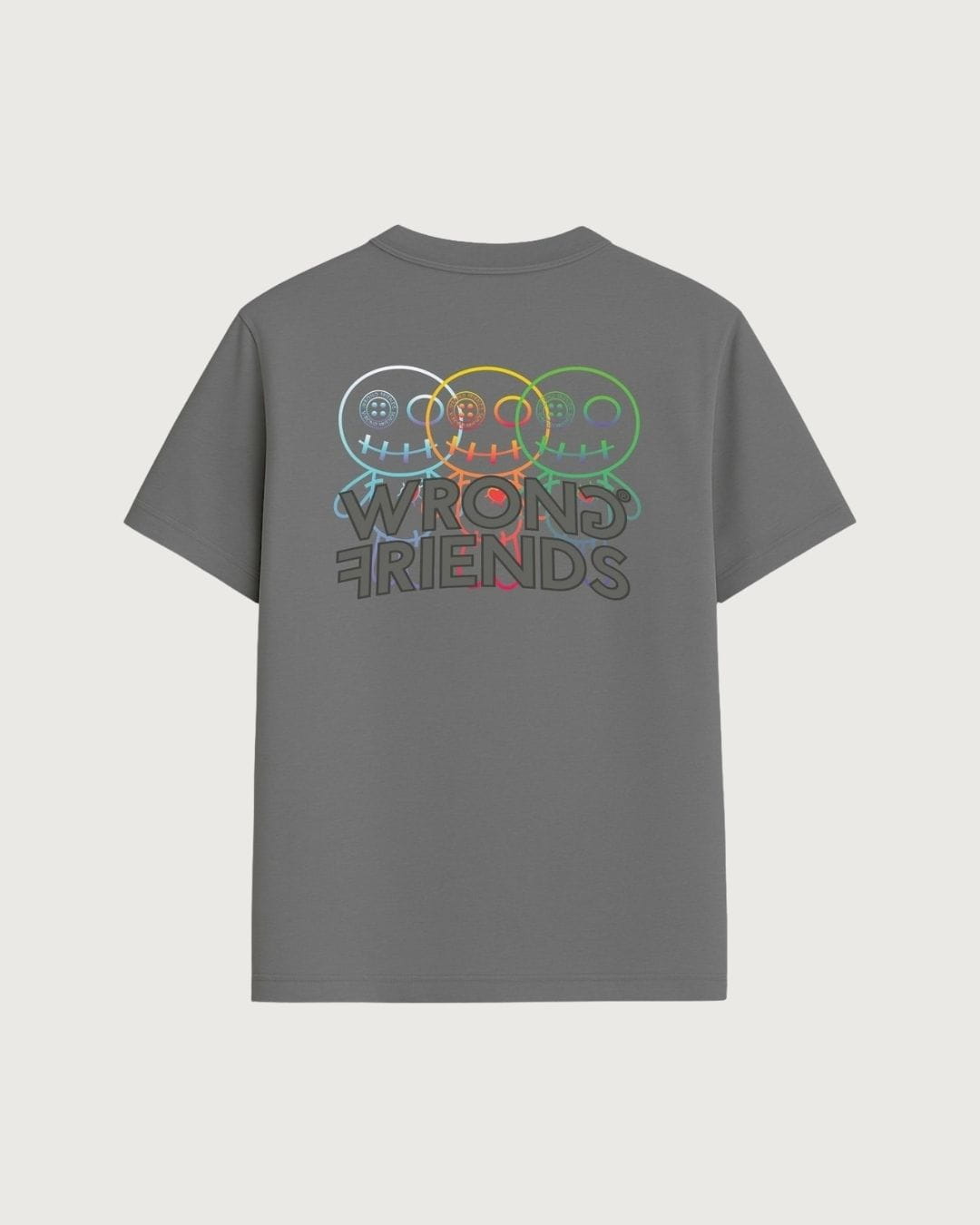Camiseta Fort Collins Wrong Friends gris para hombre