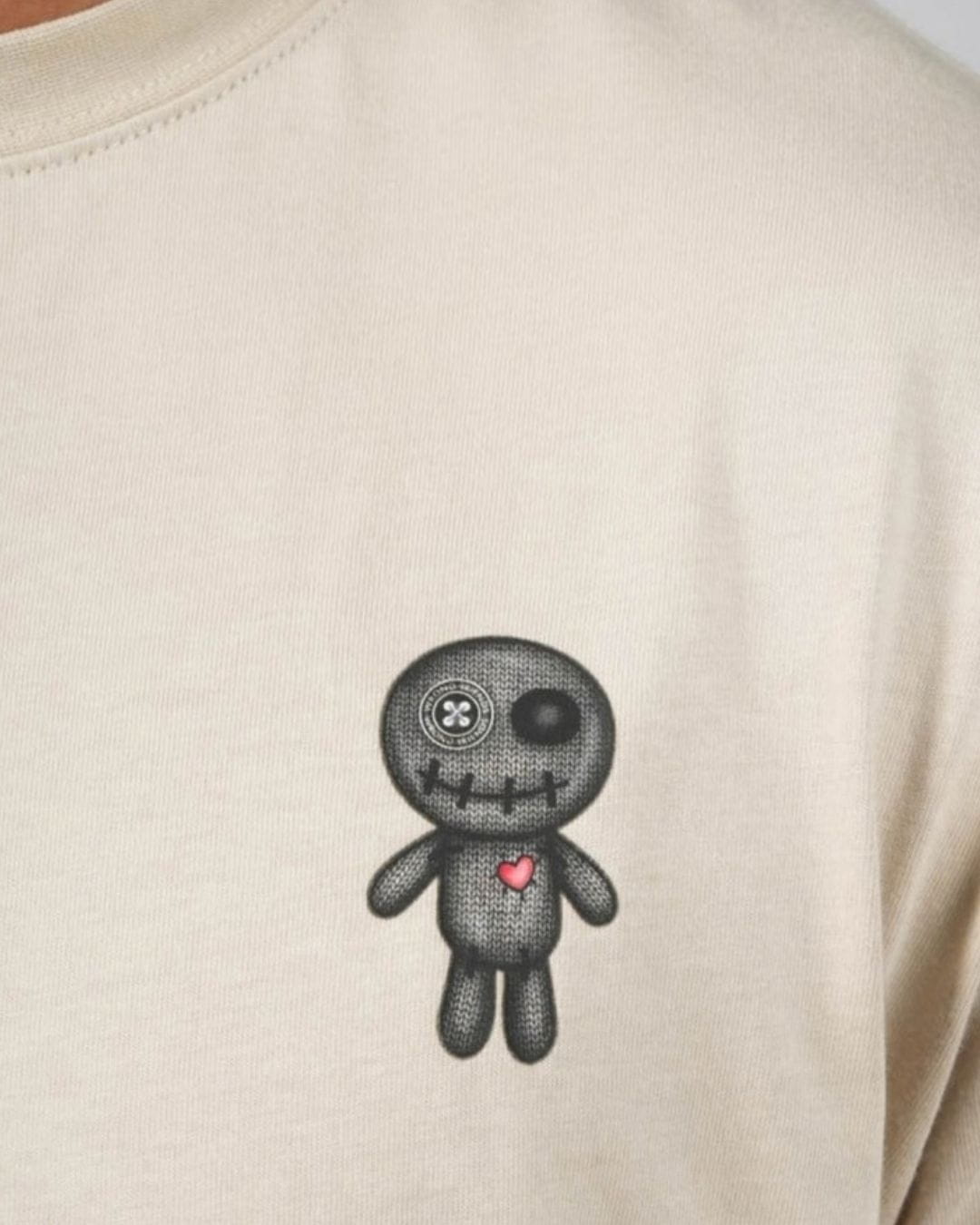 Camiseta Karmal Wrong Friends beige para hombre
