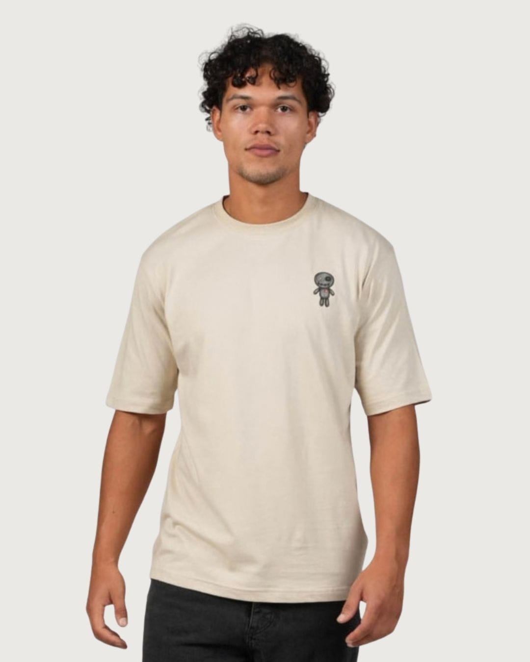 Camiseta Karmal Wrong Friends beige para hombre