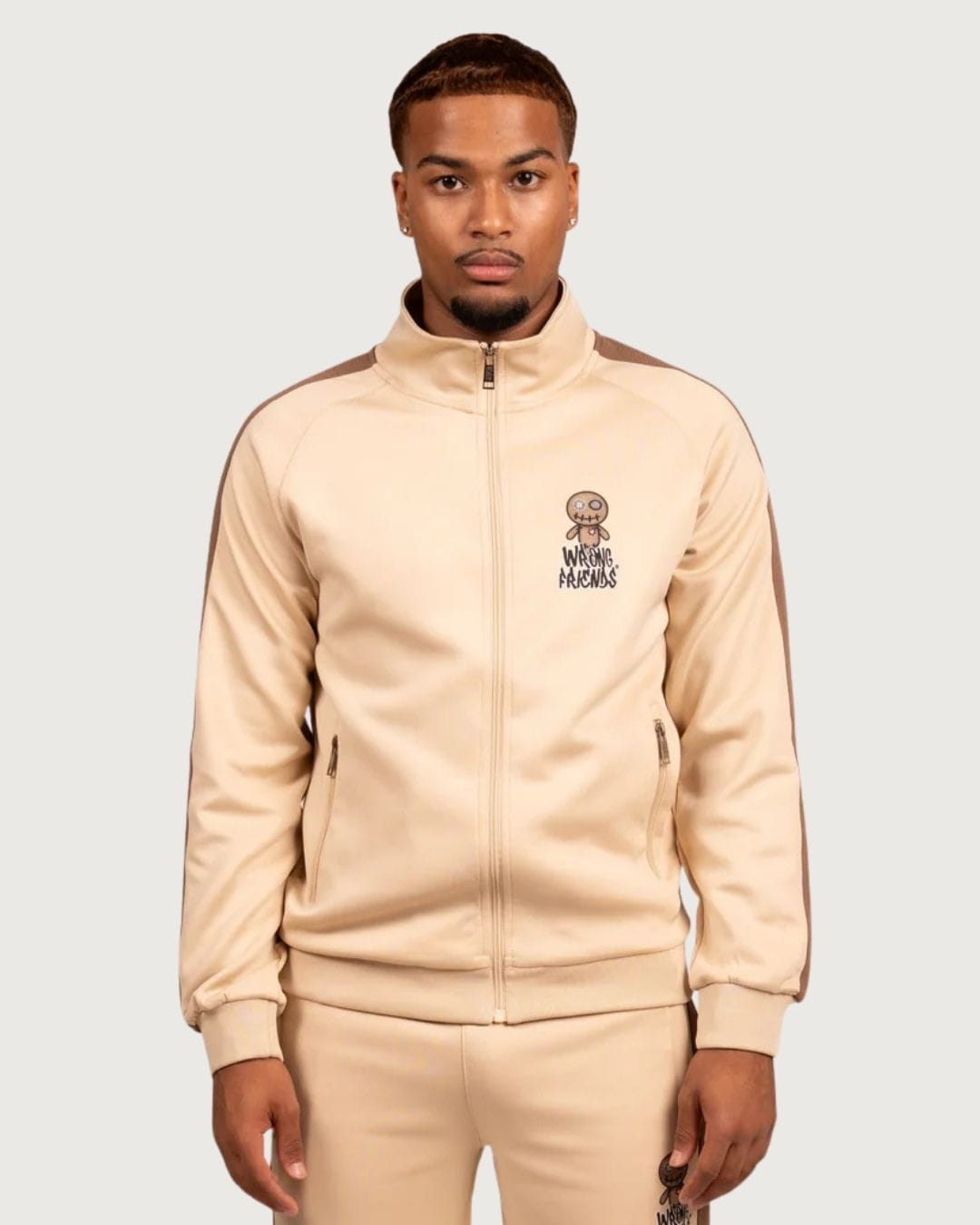 Chaqueta Maupin Wrong Friends beige para hombre