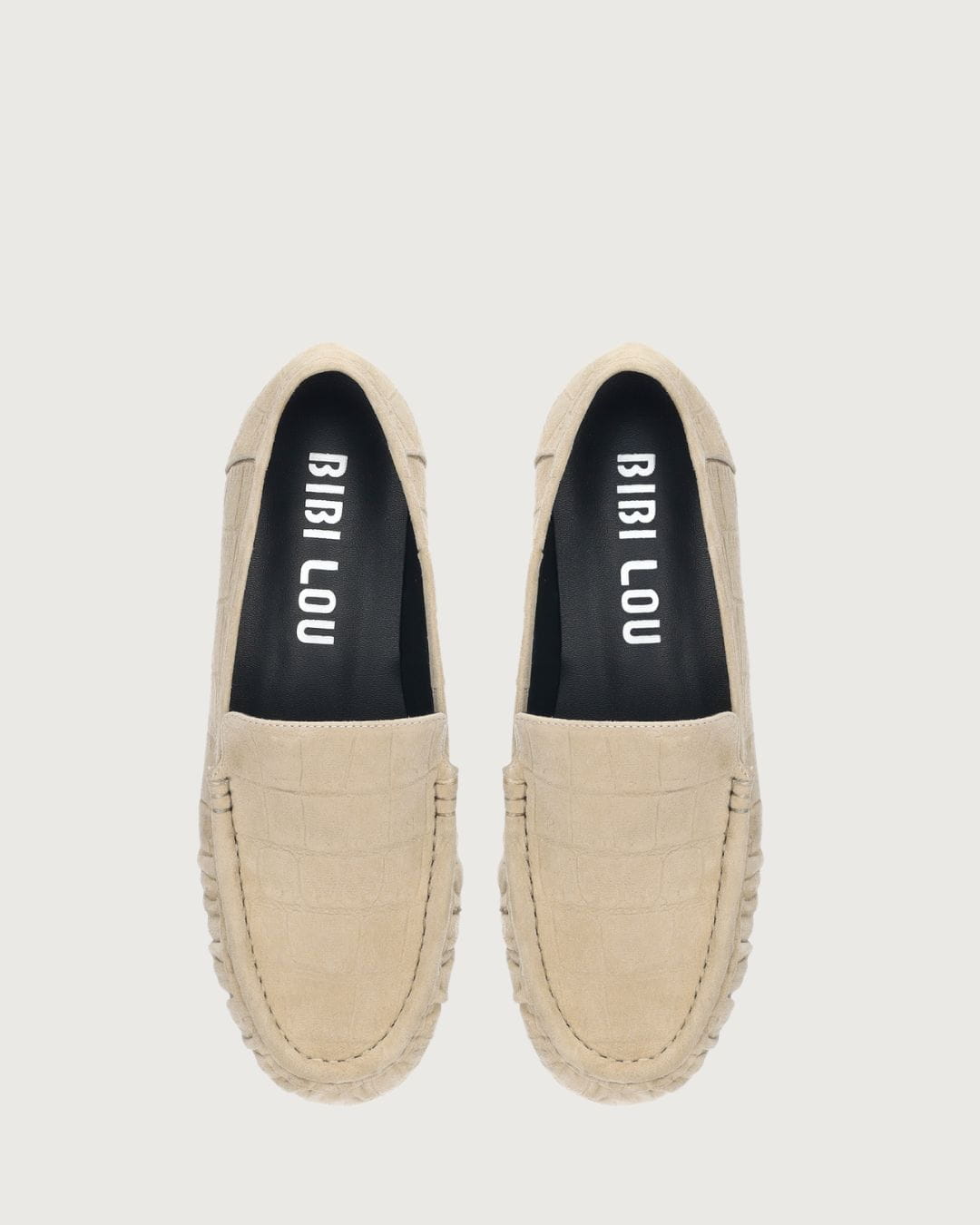 Mocasín Bibi Lou beige para mujer