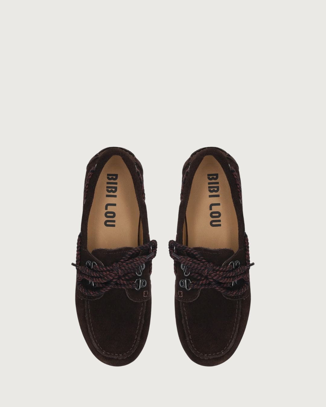Mocasín náutico Bibi Lou marrón para mujer
