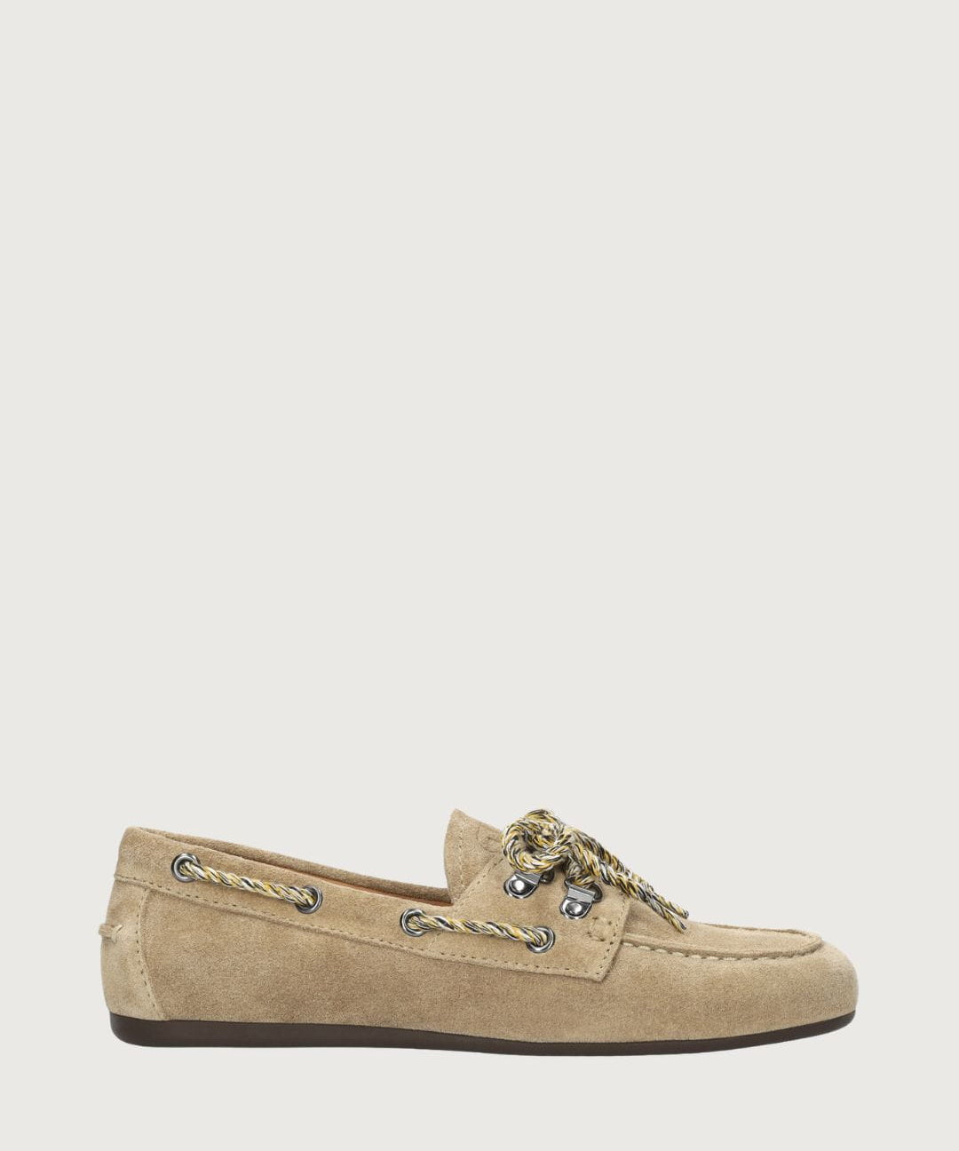 Mocasín náutico Bibi Lou beige para mujer