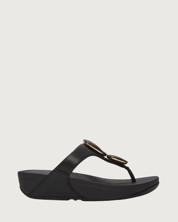 Sandalia FitFlop Lulu Marble negra, tallas 36, 38, 39 y 41 - imagen 1