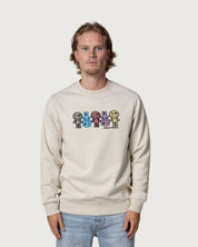 Sudadera Franklin Wrong Friends beige para hombre
