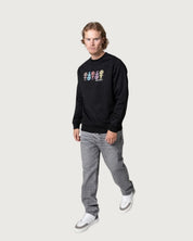 Sudadera Franklin Wrong Friends negra para hombre