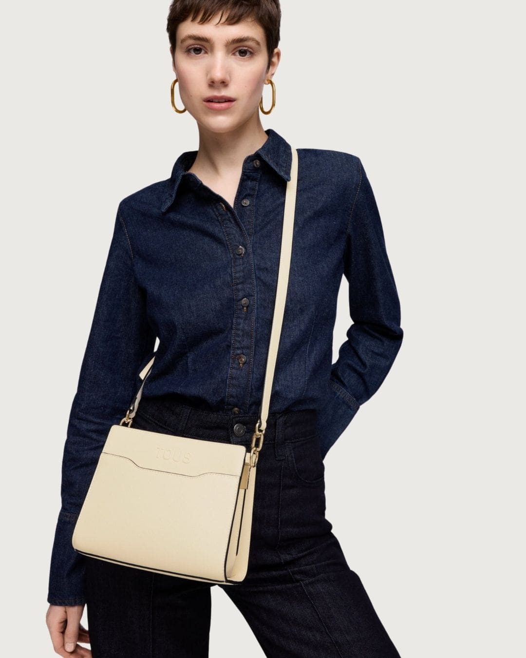 Bolso Audree Saffiano Tous