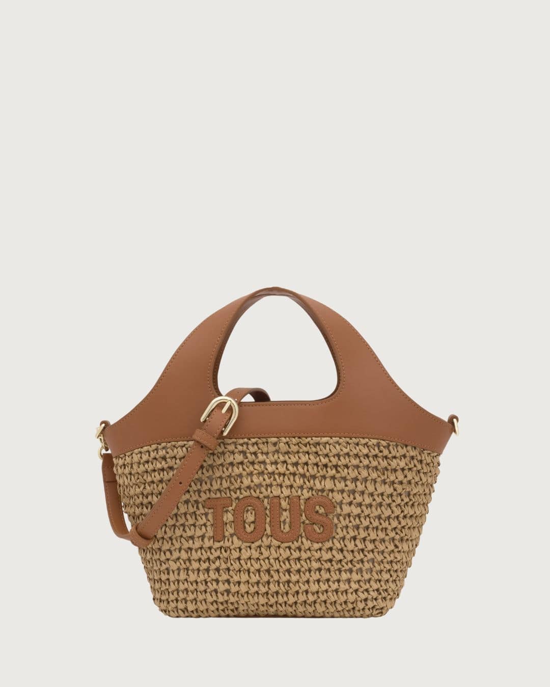 Bolso de mano Lirio de rafia Tous