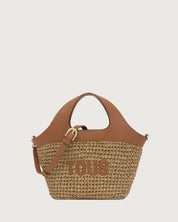 Bolso de mano Lirio de rafia Tous