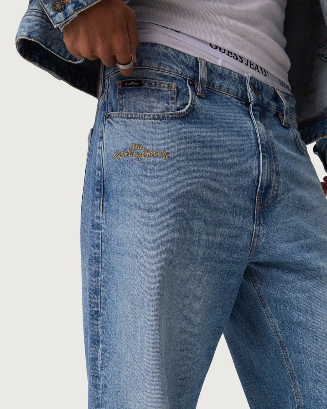 Vaquero Guess Jeans x Rolling Stones